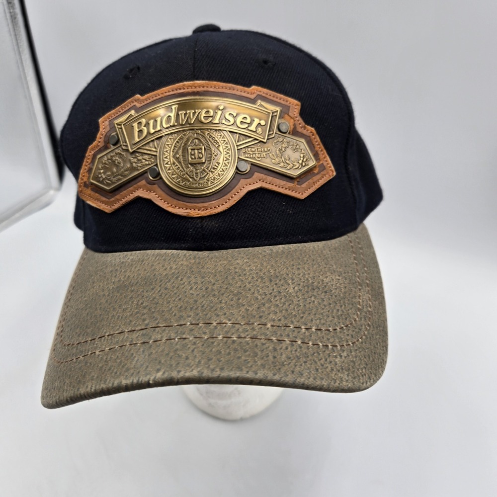 Budweiser Anheuser Busch‎ Cap Hat Strap Back 8565/10000 Metal Logo  Vtg 1994 - Picture 3 of 9